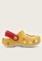 Babuche Infantil Crocs Estampado Amarelo - Marca Crocs