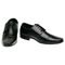 Sapato Social Masculino Cadarço Bico Quadrado Preto - Marca MeA Shoes