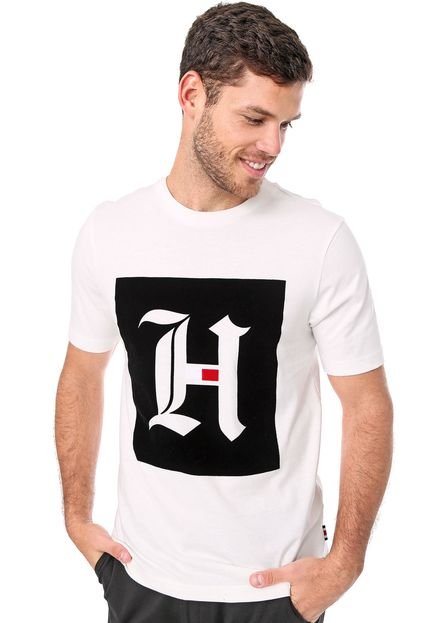 Camiseta Tommy Hilfiger Lewis Hamilton Off-white - Marca Tommy Hilfiger