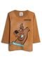 Camiseta Marlan Baby Infantil Scooby Doo Bege - Marca Marlan Baby