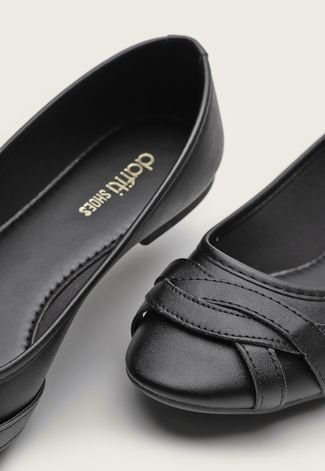 Sapatilha DAFITI SHOES Tiras Preta - Compre Agora