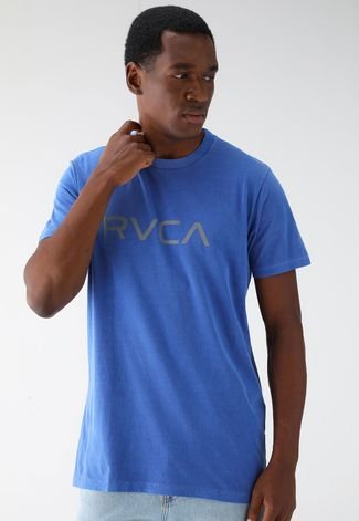 Camiseta RVCA Reta Estampa Azul