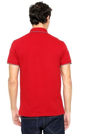 Camisa Polo Forum Lisa Vermelha