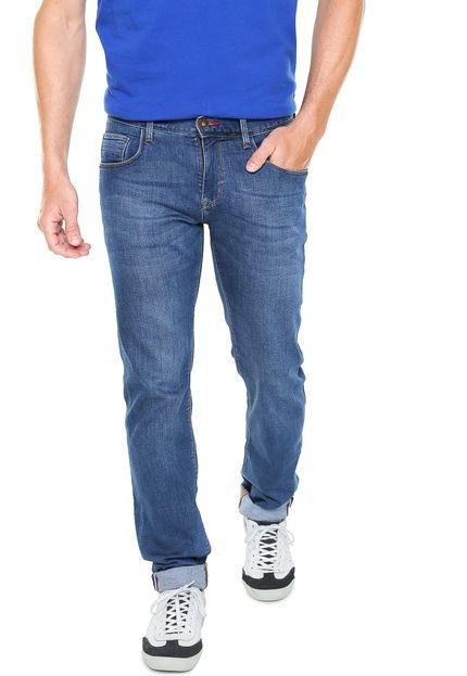 Calça Jeans Tommy Hilfiger Slim Fit Bolsos Azul - Marca Tommy Hilfiger