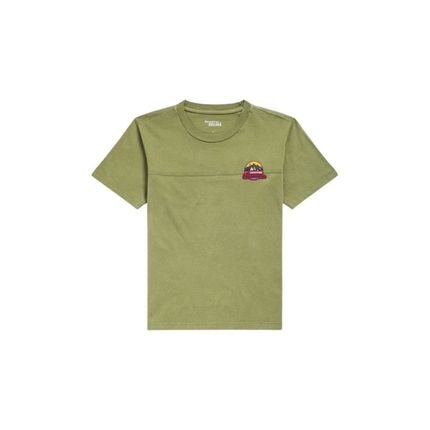 Camiseta Recortes Estonado E Patch Reserva Mini Verde - Marca Reserva Mini