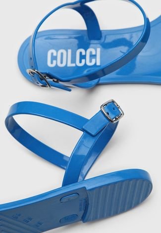 Rasteira Colcci Logo Azul