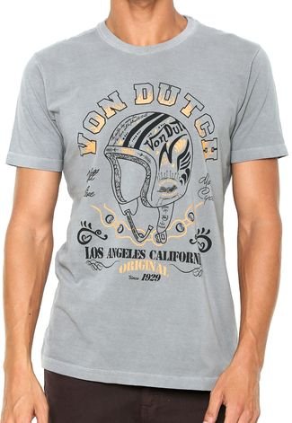Camiseta Von Dutch Los Angeles Cinza