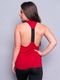 Blusa Regata Feminina Academia Treino Motivação Fitness Liso RLC Modas Vermelho - Marca RLC Modas