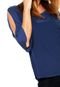Blusa Chocris Decote Vazado Azul-Marinho - Marca Chocris