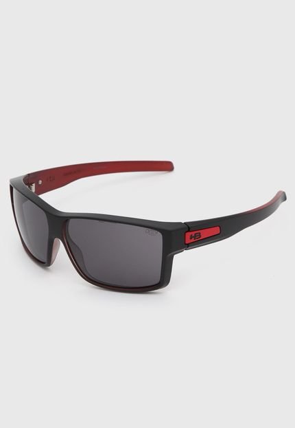 Óculos de Sol HB Big Vert Preto/Vermelho - Marca HB