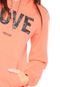 Moletom Flanelado Fechado Rip Curl For Love Laranja - Marca Rip Curl