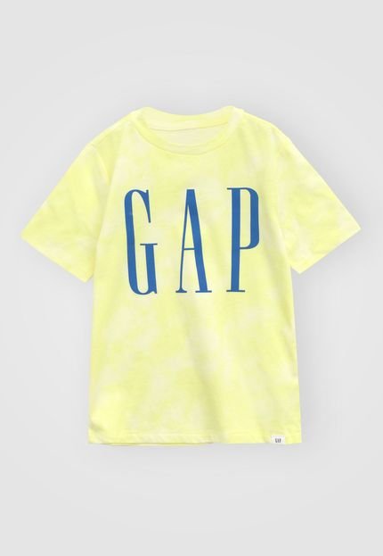 Camiseta GAP Infantil Logo Amarela - Marca GAP