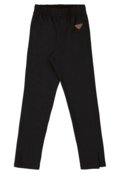 Calça Legging em Molecotton Juvenil Gloss Preto - Marca Gloss