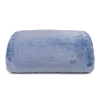 Cobertor Casal Soft Premium Naturalle Azul