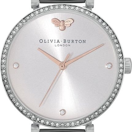 Relógio Olivia Burton Feminino Aço Cinza 24000001 - Marca Olivia Burton