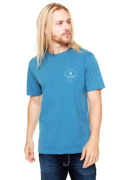 Camiseta Volcom Heavy Azul - Marca Volcom