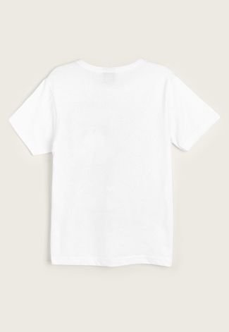 Camiseta Infantil Brandili One Piece Branca