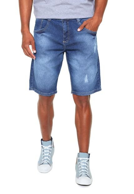 Bermuda Jeans Biotipo Reta Azul - Marca Biotipo
