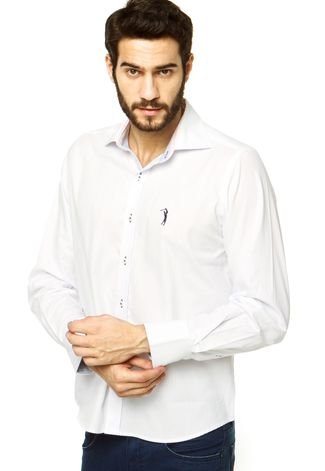 Camisa Aleatory Caseado Branca
