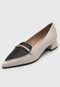 Scarpin Jorge Bischoff de Couro Baixo Off-White - Marca Jorge Bischoff