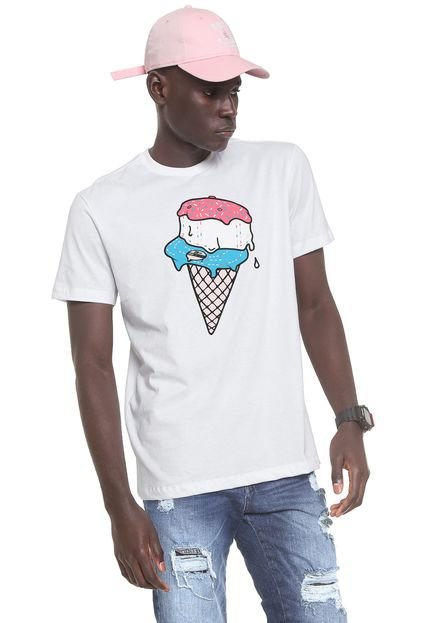 Camiseta New Era Ice Cream Branca - Marca New Era
