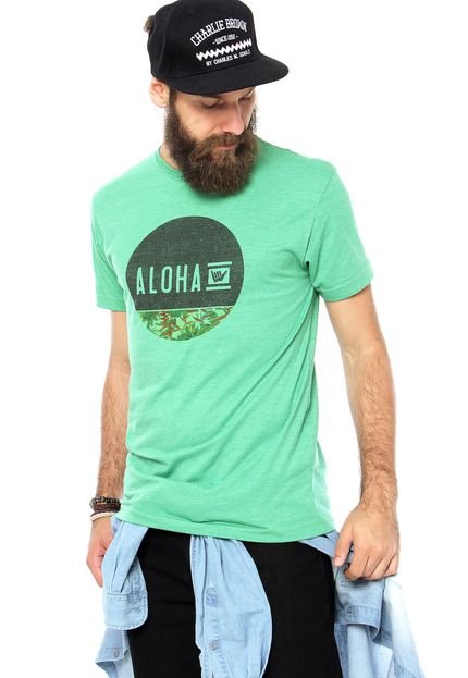 Camiseta Hang Loose Aloha Verde - Marca Hang Loose