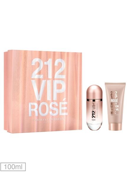 Kit Perfume 212 VIP Rose 80ml Carolina Herrera - Marca Carolina Herrera