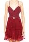 Vestido Colcci Renda Vermelho - Marca Colcci