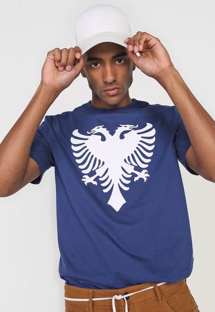 Camiseta Cavalera Logo Azul - Marca Cavalera