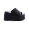 Flat Tamanco Sasha Preto Preto - Marca Damannu Shoes