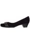 Scarpin Piccadilly Low Preto - Marca Piccadilly