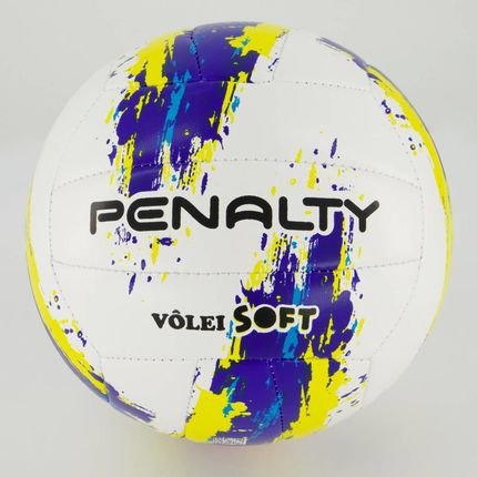 Bola de Vôlei Penalty Soft XXIII Branca e Azul - Marca Penalty