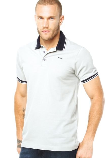 Camisa Polo Forum Muscle Clean Cinza - Marca Forum