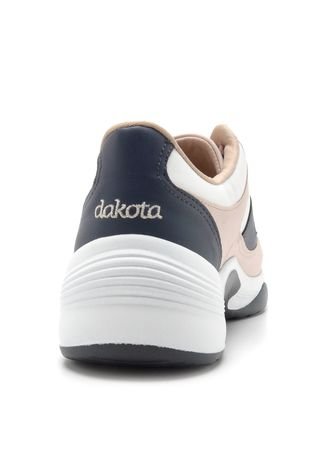 Tênis Dakota Dad Sneakers Chunky Bege/Azul