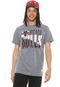 Camiseta Mitchell & Ness Chicago Bulls Cinza - Marca Mitchell & Ness