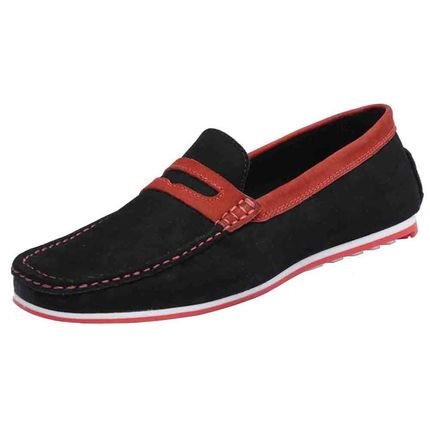 Mocassim Dockside Couro Stefanello Drive2002 Preto - Marca Stefanello