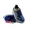 Tênis Infantil Masculino de Led Com 2 Rodinhas - MP1721 - AS145 Azul Marinho Escamado - Marca Mini-Pé