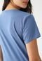 Camiseta GAP Ajustada Logo Azul - Marca GAP