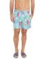 Bermuda Água Shorts Co Quadrada Estampada Azul - Marca Shorts Co