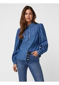 Blusa Vero Moda Azul - Calce Regular