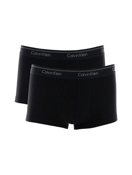 Cueca Calvin Klein Low Rise Trunk Preta Pack 2UN - Marca Calvin Klein