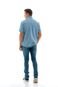 Calça Jeans Masculina Skinny com Detalhe - 7118 Azul - Marca ARAUTO JEANS