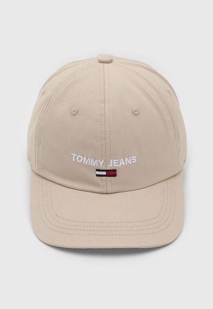 Boné Tommy Jeans Logo Bege - Marca Tommy Jeans