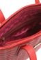 Bolsa Tote Fellipe Krein Texturizada Vermelha - Marca Fellipe Krein