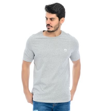 Camiseta Masculina Mr Kitsch Gola Redonda Mescla Cinza Emporio Alex - Marca Emporio Alex