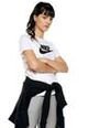 Camiseta Blanco-Negro Nike W Nsw Tee Essntl Icon Futura