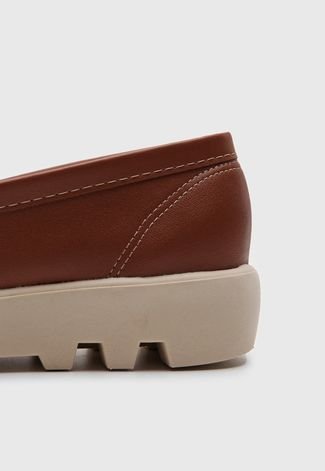 Slip On DAFITI SHOES Lasercut Caramelo - Compre Agora