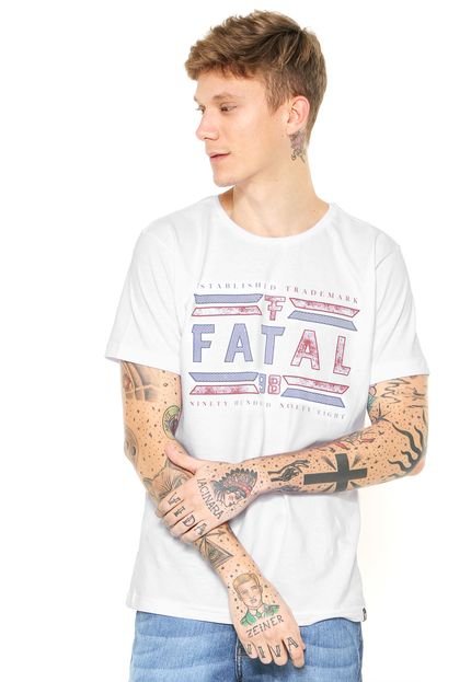 Camiseta Fatal Surf Estampada Branca - Marca Fatal Surf