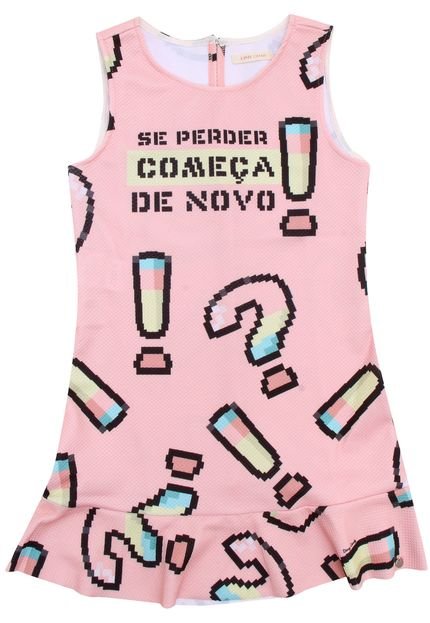 Vestido Dimy Candy Game Rosa - Marca Dimy Candy
