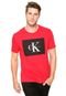 Camiseta Calvin Klein Jeans Reta Vermelha - Marca Calvin Klein Jeans